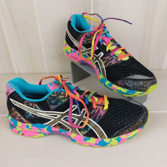 Asics GEL-Noosa Tri 8 Women's Size 8.5 T356N Running Shoes Triathlon Neon - Picture 2 of 7